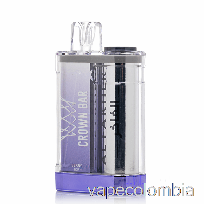 Kit Completo De Vapeo Al Fakher Crown Bar Crystal 9000 Desechable Berry Ice